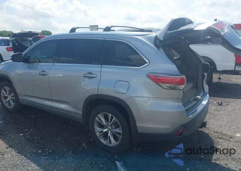 2014 Toyota Highlander Xle V6 из США, поврежденный, VIN 5TDKKRFH8ES033580